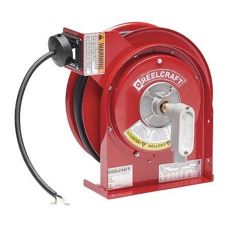 Reelcraft Power Cord Reel with 45 ft. Cord 12/3 L 4545 123 X
