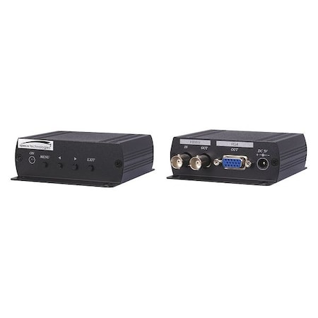 Speco Technologies High Resolution Video-Vga Converter, Includes Power Supply BNCVGAHR