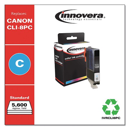 Innovera Ink Cartridge, Phto Cyan, Canon, MaxPg 5715 IVRCLI8PC