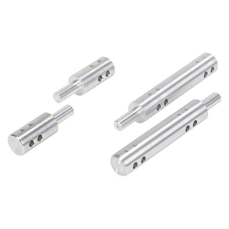 Burrell Scientific Shaft, Aluminum, 1 in. dia., 4-1/2 in. L 075-780-04-00