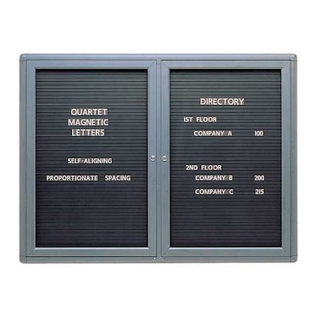 Quartet Magnetic Message Board, Double Glass 2964LM