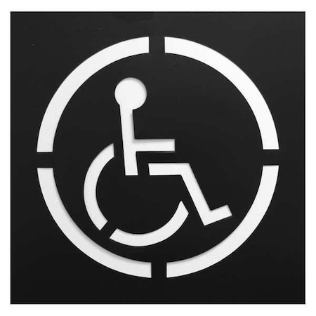 C.H. Hanson Stencil Set, Symbol, PVC 12416