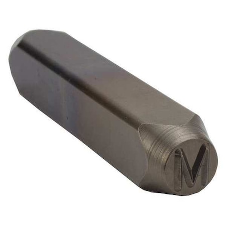 C.H. Hanson Stencil Sort-6" Brass Gothic M, Letter, Gothic Font, Brass, 1 Pieces 10016M