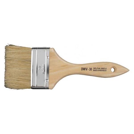 Premier 3" Chip Firm, Hog Hair Bristle, Paint Brush, Wood Handle DWV30
