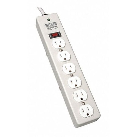 TRIPP LITE Surge Suppressor, 6 Outlets, Metal Case,  DG115-SI