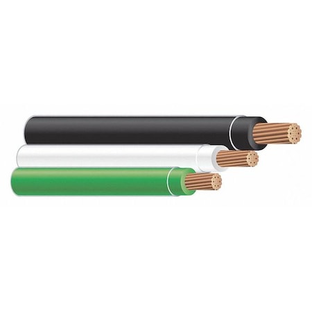 Southwire THHN Building Wire, Copper, 12 AWG, 3C, Black; Green; White, Stranded, 350 ft 58453303