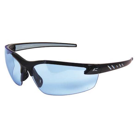 Edge Eyewear Zorge G2 Vapor Shield, Safety Glasses, Anti-Fog & Anti-Scratch, Light Blue Lens, Black Frame DZ113VS-G2