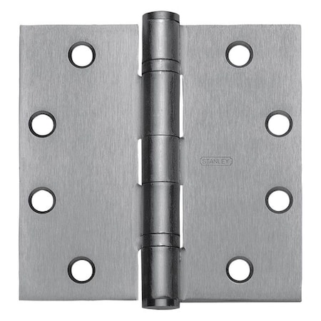 Best Door and Butt Hinge, Steel, Full Mortise Mounting, 1 5/8 in Leaf W x 4 in Leaf H, Prime Coat FBB179 4X4 DOOR HINGE P  STL