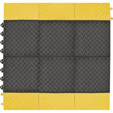 Notrax Interlocking Antifatigue Mat 3 ft. L, 1" 621M0033BY