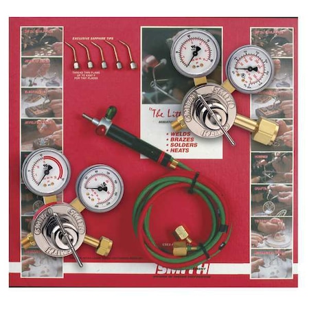 Smith Equipment Gas Welding Outfit, Little Torch Series, Acetylene, Propane, 12-1401-03 to -07 23-1003P