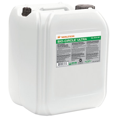 WALTER SURFACE TECHNOLOGIES Parts Washer Cleaning Solution, 5.2 gal. 55A107