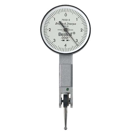 Tesa Brown & Sharpe Dial Test Indicator, Vert, 0 to 0.0001 In 599-7023-6