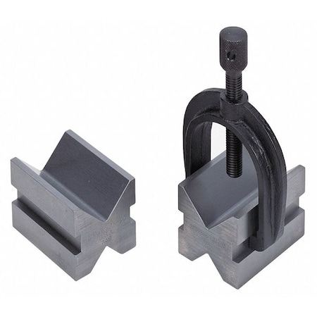 Tesa Brown & Sharpe V Blocks, 2" L x 1-1/2" W x 1-1/2" H 599-749