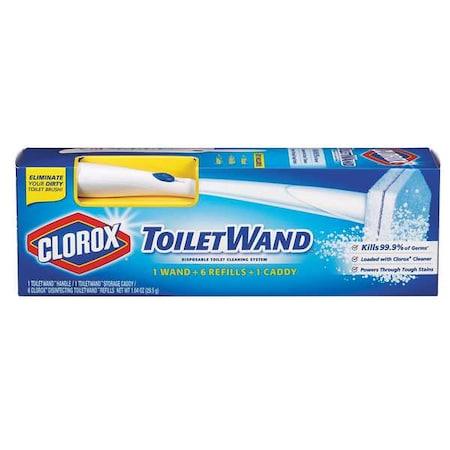 CLOROX Disposable Toilet Cleaning System, PK6 03191