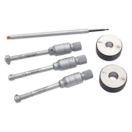 Tesa Brown & Sharpe Inside Micrometer Set, 0.275 to 0.500 In 00880100