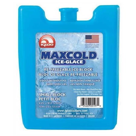 Igloo Reusable Ice Block, 5-1/4x3/4x4-1/4 in. 25197