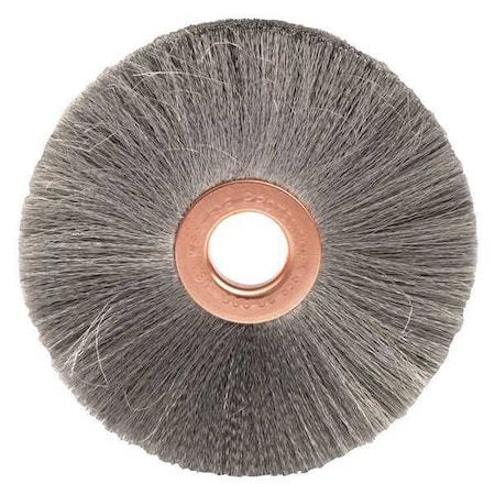 Weiler 3" Small Diameter Crimped Wire Wheel .003" Steel Fill 1/2" Arbor Hole 99551
