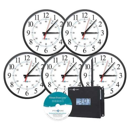 Pyramid RF Wireless Synch. Clock Starter System WSCBA-5D