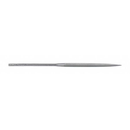 Simonds Round Handle Needle File, 6-1/4in.L 83526000
