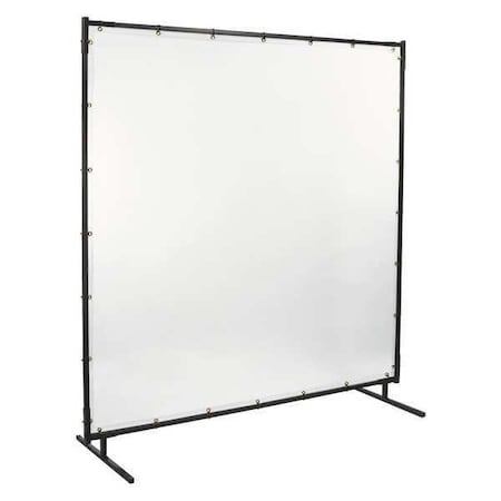 Steiner Welding Screen, Transparent Vinyl, 6 ft. W., 8 ft. H., 13 oz/sq yd, 150 Degrees F Withstand Temp. 539-6X8