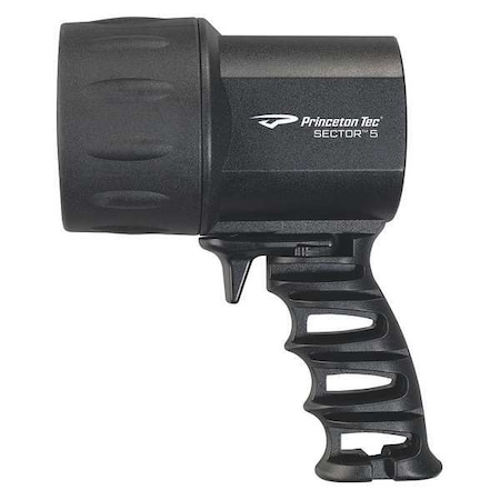 Princeton Tec Industrial Spotlight, LED, Black S522-BK