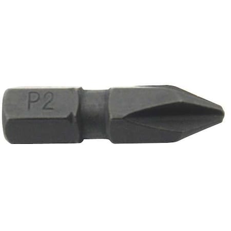 Westward Torsion Bit, SAE, 1/4", No 2, 1, S2 Steel, PK5 38RW14
