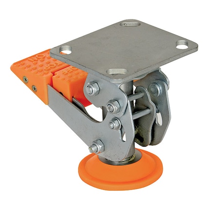 Zoro Select Floor Lck, Top Plate, 5-1/2 in H, 5 in Cstr FL-LKH-5