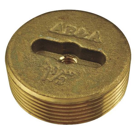 Ab&A 3-1/2" Dia, Brass, Brass, Los Angeles Style, Cover 60364