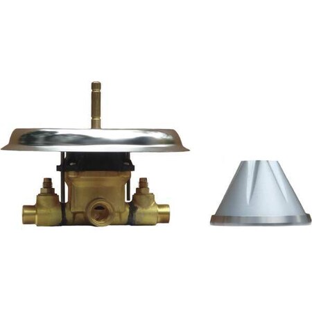 Odd Ball Industries Conical Shower Valve 7-5/16 Dia., Silver SP-10A