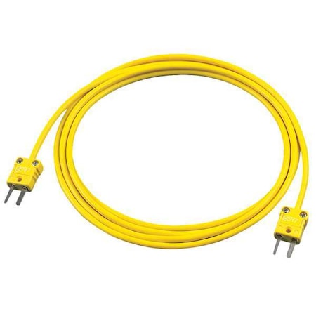 Sani-Lock EXT Lead, PVC, 72 in. L, Yellow ACC-EX-K-6-MM