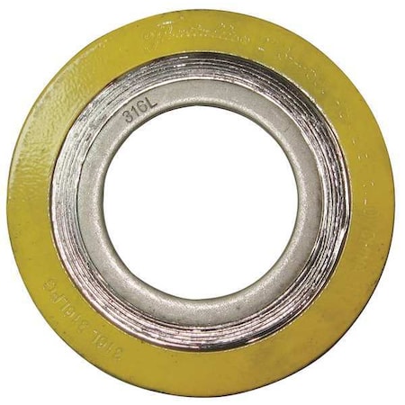 FLEXITALLIC Spiral Wound Metal Gasket, 6 In, 316SS CGI