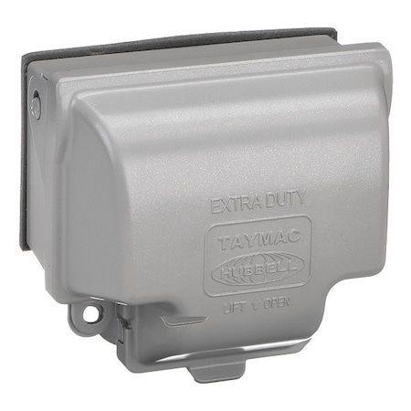 Taymac 1 -Gang Horizontal Weatherproof Cover, , Aluminum MX3300