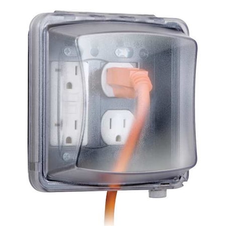 Taymac 2 -Gang Vertical Weatherproof Cover, , Polycarbonate MM2410C