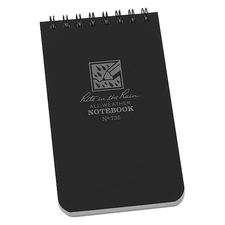 Rite In The Rain All Weather Spiral Notebook, Uni, 3in.x5in 735