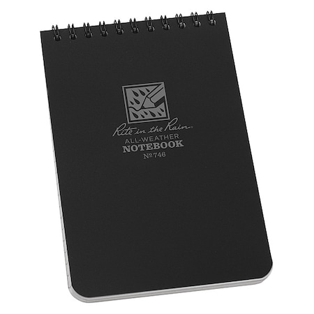 Rite In The Rain All Weather Spiral Notebook, Uni, 4in.x6in 746