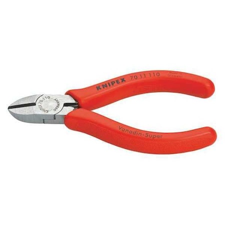 Knipex 4 1/4 in 70 Diagonal Cutting Plier Standard Cut Narrow Nose Uninsulated 70 11 110