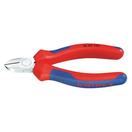Knipex 5 in 76 Diagonal Cutting Plier Standard Cut Oval Nose Uninsulated 76 05 125