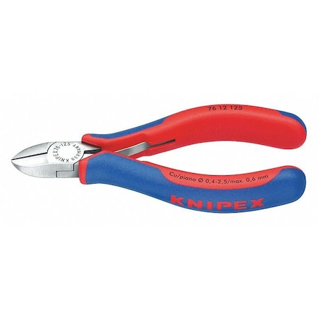 Knipex 5 in 76 Diagonal Cutting Plier Standard Cut Oval Nose Uninsulated 76 12 125