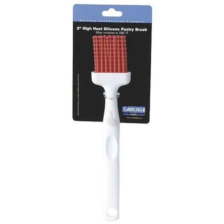 Carlisle Foodservice Basting Brush, Silicone, 1-3/4in L. 4040305
