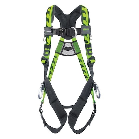 Miller AirCore(TM) Full Body Harness, L/XL, 400 lb., Quick-Connect Chest/ Quick-Connect Leg Straps AAF-QCDUG