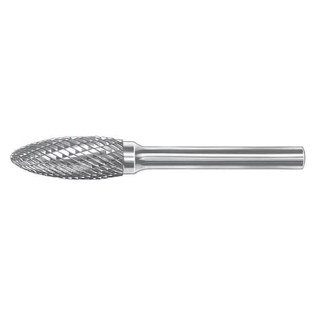 Sgspro Carbide Bur, Flame, 1/8in., Diamond Cut SH41DIA