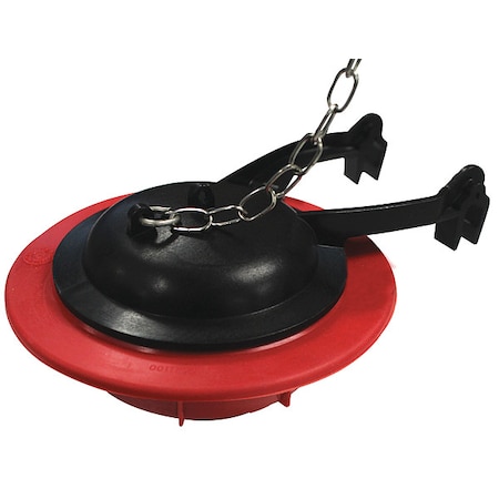 Korky Flapper, For Use with Toto, Rubber, Red 2023BP