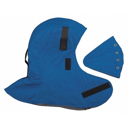Big Bill Flame Resistant Hood, 3, 32 cal/sq cm, 6 oz, Royal Blue, One Size 83MOUTH-BLR