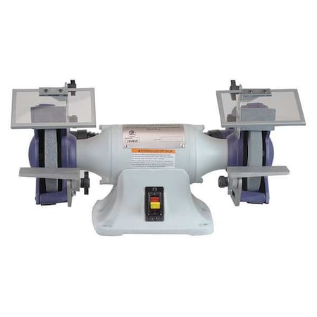 Dayton Bench Grinder, 6 in Max. Wheel Dia, 36/60 Grinding Wheel Grit 38UK59