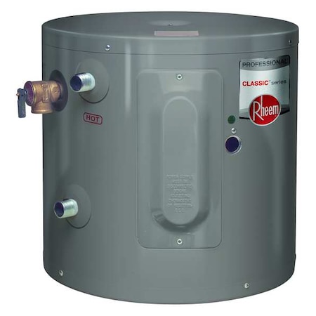 Rheem 6 gal, 120V, 16.7 A Amps, Residential Mini Tank Water Heater PROE6 1 RH POU