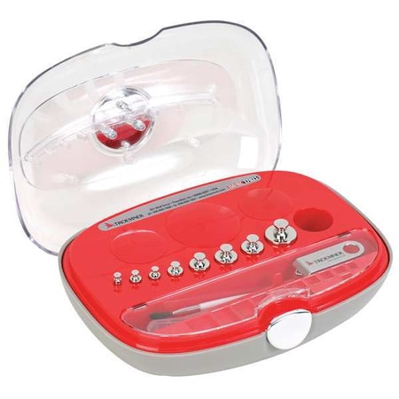 Troemner Precision Weight, 50g to 1g, Class 1, 8 pcs 7229-1