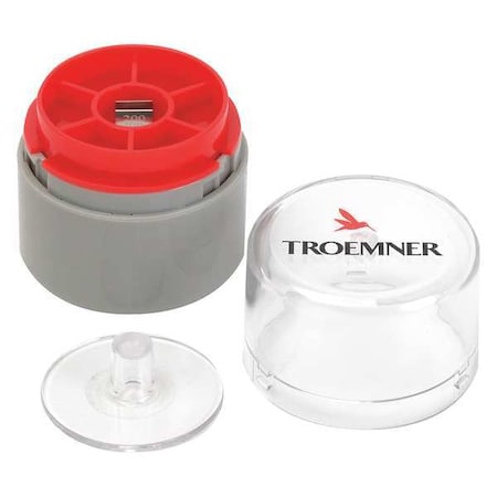 Troemner Precision Weight, Screw Knob, 200mg 7028-1W
