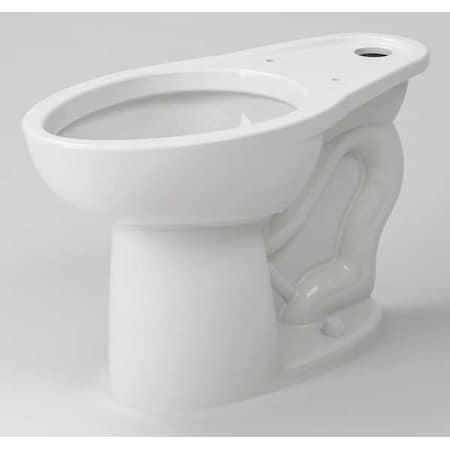 American Standard Flush Valve Toilet, 1.1 gpf, Flushometer, Floor Mount, Elongated, White 3461511.020