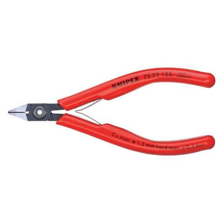 Knipex 5 in Diagonal Cutting Plier Standard Cut Uninsulated 75 22 125