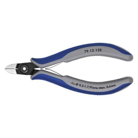 Knipex 5 in 79 Diagonal Cutting Plier Standard Cut Oval Nose Uninsulated 79 12 125